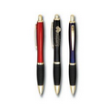 El Gripper Retractable Pen with Gold Accent